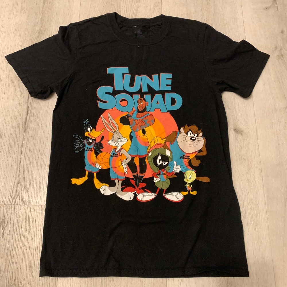 Men's Space Jam:‎ A New Legacy Tune Squad Graphic T-Shirt Black Size S